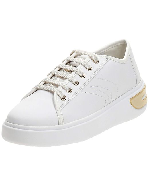 Geox White D Ottaya A Low-top Sneakers