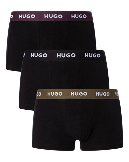 Boss Hugo Trunk Triplet Pack Stamm in het Black voor heren