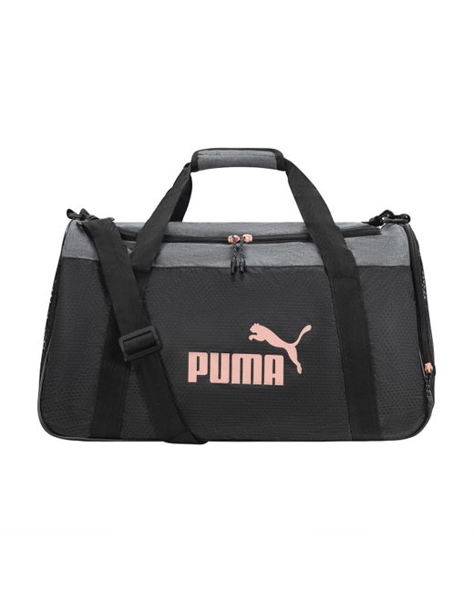 PUMA Black Defense Duffel Bag