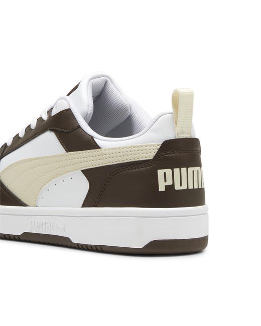 PUMA White Rebound V6 Low Sneaker