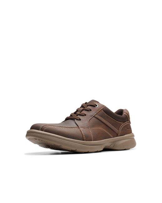 Clarks Brown Derby Lace-up Oxford Flat for men