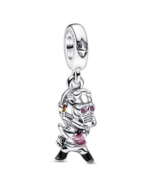 Pandora White Marvel Guardians Of The Galaxy Star-lord Dangle Charm