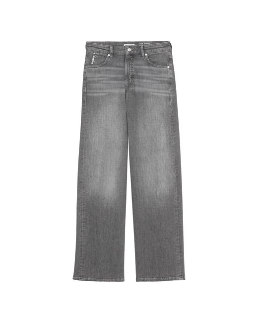 Marc O' Polo Gray Marc Oߴpolo Denim High Waist Wide Leg Jeans
