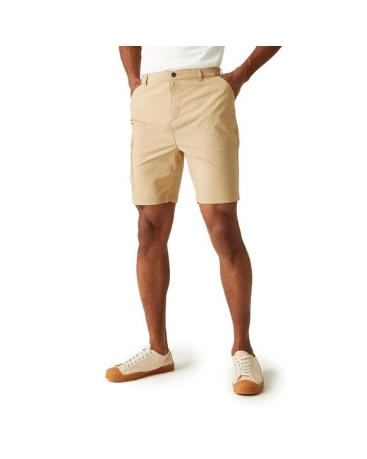 Pantaloncini da Uomo Dalry Multi Pocket di Regatta in Natural da Uomo