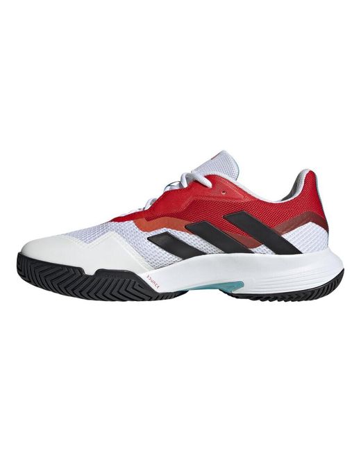 Chaussure de tennis CourtJam Control Adidas pour homme en coloris Red