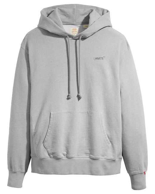 Levi's Gray Authentic Hoodie Neutrals for men