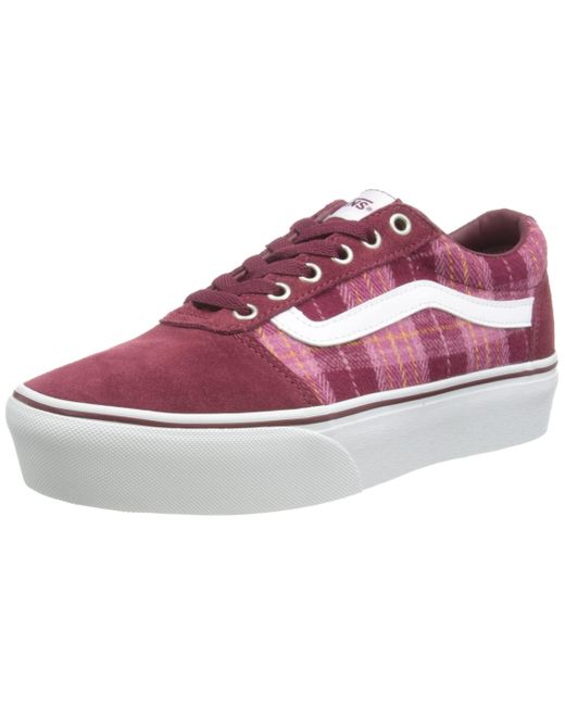 Vans Purple Ward Platform Sneaker