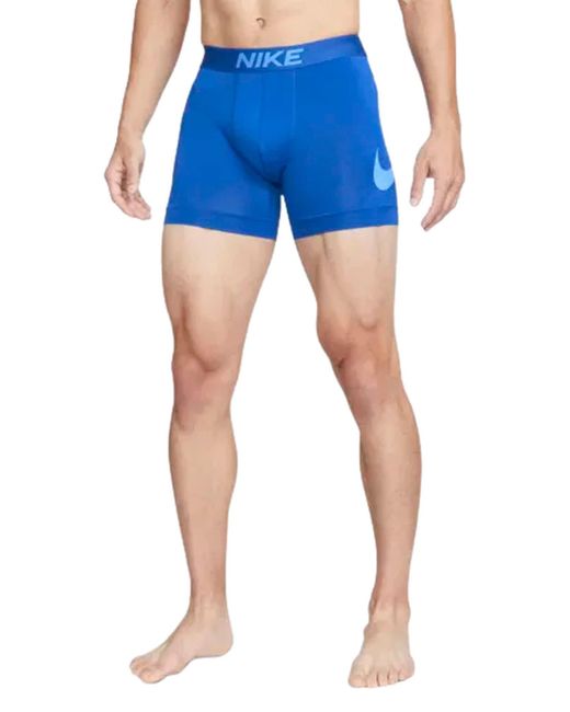 Nike Dri-FIT Essential Micro Boxershorts 1er Pack in Blue für Herren