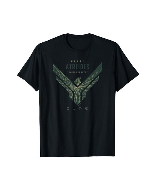 Dune Black Dune Atreides Eagle Emblem T-shirt