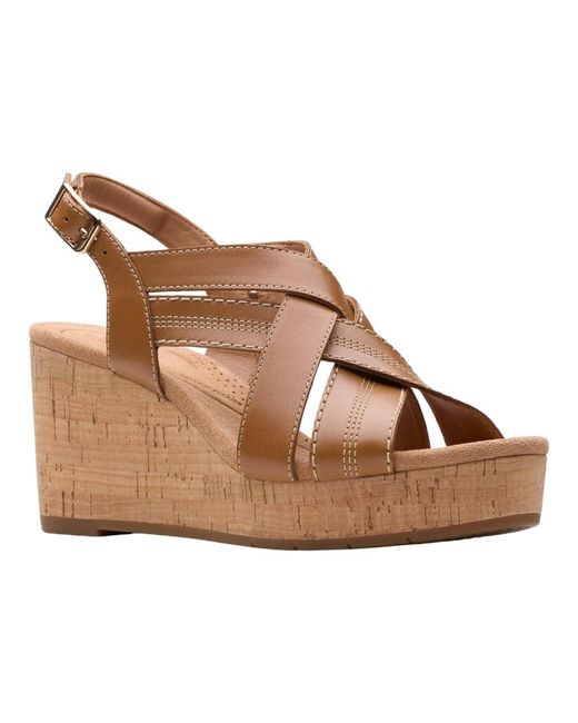 Clarks Brown Sabina Sling