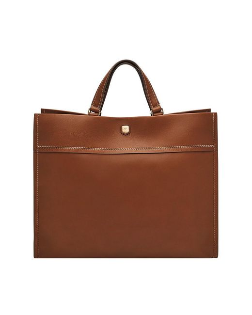 Fossil Brown Gemma Tote Bags