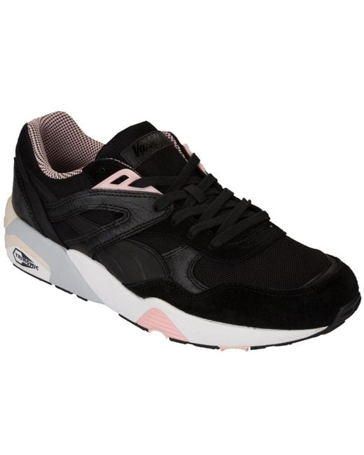 PUMA Mens Mens Trinomic R698 X Vashtie Trainers In Black Pink - Uk 4 for men