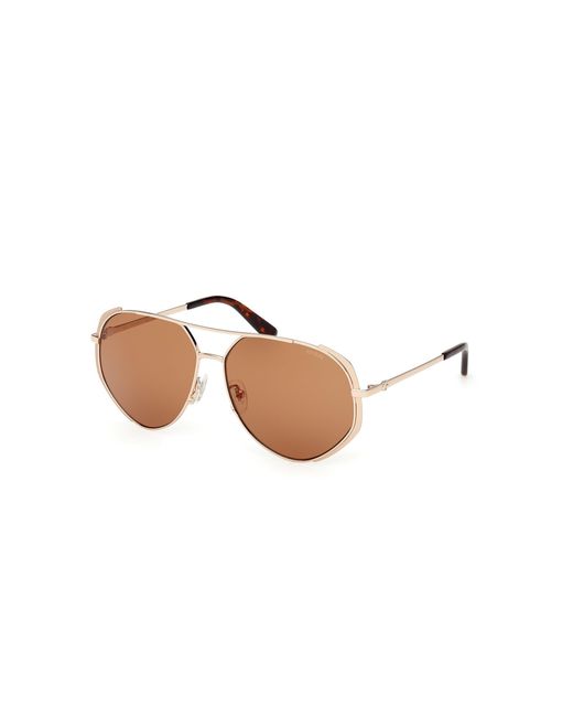 Occhiali da Sole GU00219 32E matte pale gold 59/13/140 Donna di Guess in Black