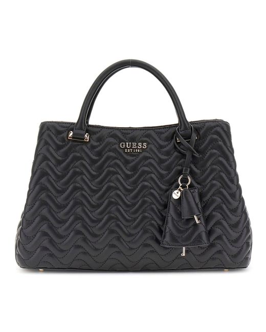 Centre Stage Abey Status Satchel Black di Guess