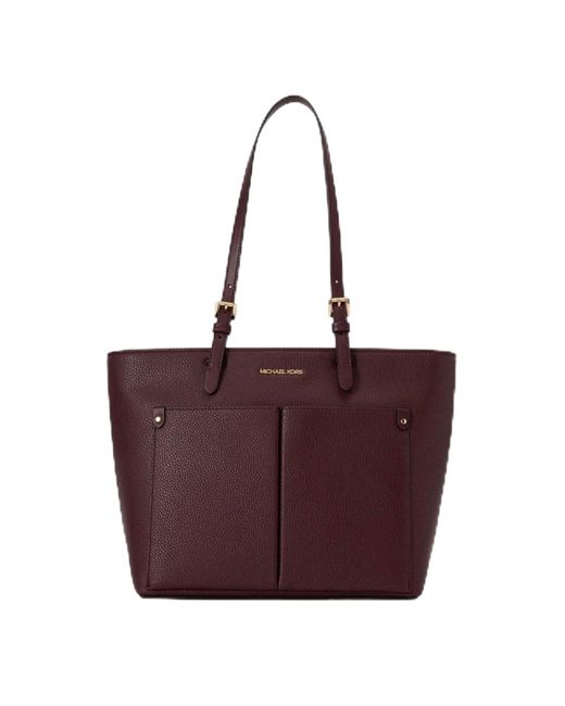 Michael Kors Jet Sest Travel Medium Double Pocket Tote in Purple Lyst UK