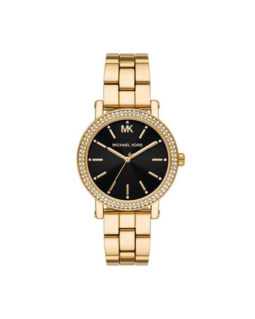 Orologio Analogico al Quarzo Donna con Cinturino in Acciaio Inossidabile MK7547 di Michael Kors in Metallic
