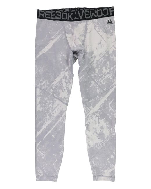Reebok Gray S Combat Compression Athletic Pants