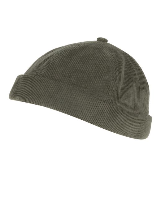 New Balance , , Washed Corduroy Docker Hat, 6-panel Silhouette, For Casual Everday Wear, One Size Fits Most, Deep Olive Green for men