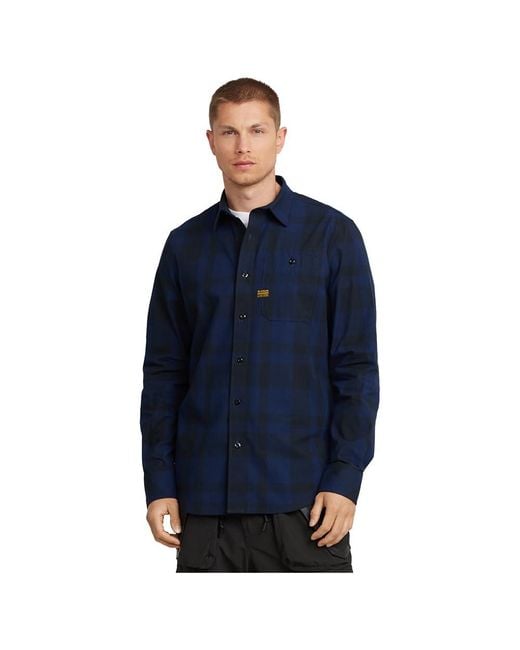 G-Star G-Star Bristum 2.0 Slim Hemd in Blue für Herren