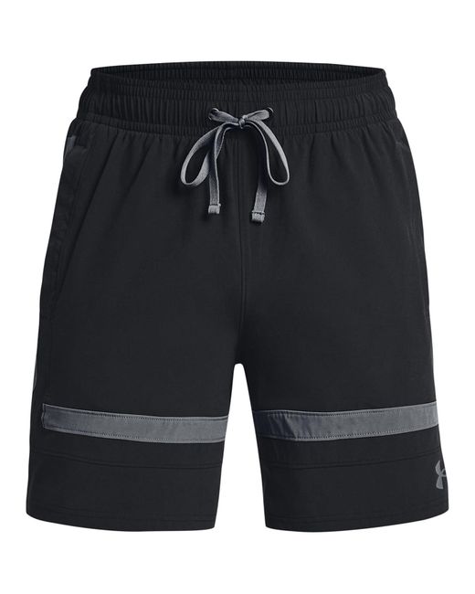 Under Armour S Baseline Woven Shorts Ii Black/grey M for men