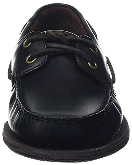 rockport men's perth deck shoes