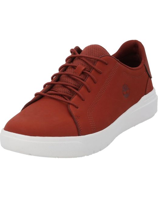 Low Lace UP Sneaker Timberland de hombre de color Red