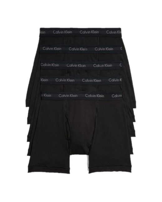 Calvin Klein Black Cotton Classics 5-pack Boxer Brief for men
