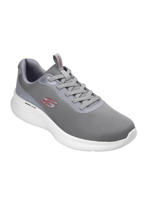 Skechers Black S Skliteprole Trainers Grey/red 7.5 Uk for men
