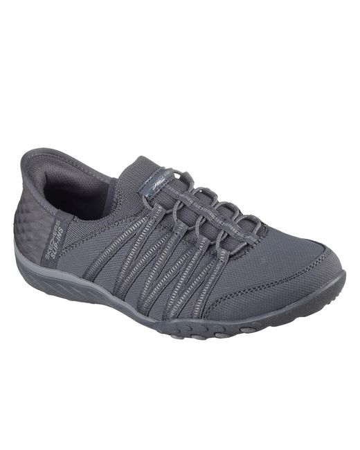 Breathe-Easy Roll-with-Me Skechers de color Gray