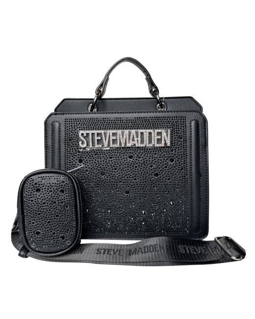 Steve Madden Bevelyn Convertible Tote Bag in Black Lyst UK