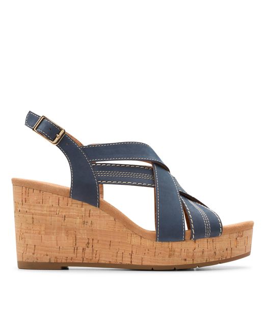 Clarks Black Sabina Sling Sandal