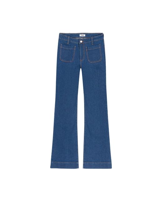 Flare Jeans di Wrangler in Blue