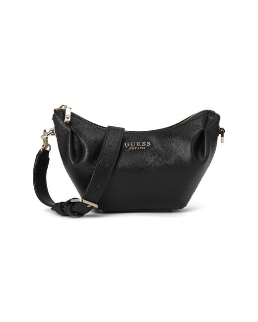 Guess Black Amorette Top Zip Shoulder Bag