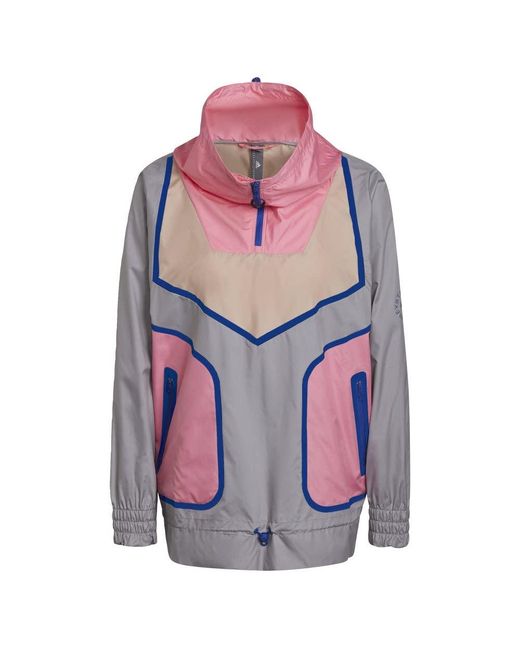By Stella McCartney Sportswear Veste semi-zippée pour femme Adidas en coloris Pink