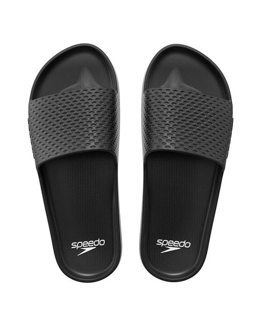 Speedo Black Essential Slides | Pool Sliders | Quick Dry for men