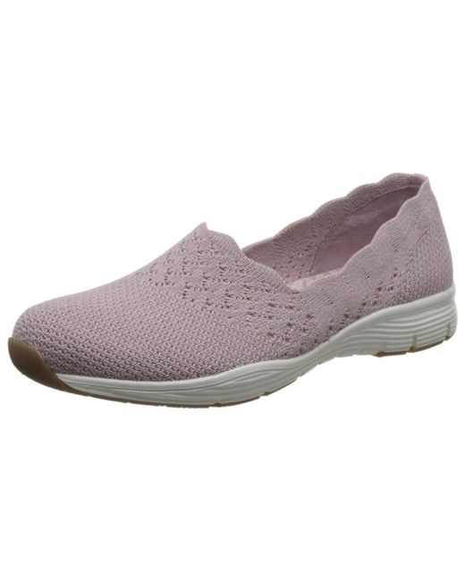 Skechers Seager - Stat, Women's Slip On, Pink (rose Heather Flat Knit Ros),  8 Uk (41 Eu) - Save 19% - Lyst