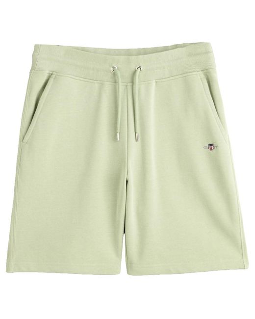 Gant Green Reg Shield Sweat Shorts Casual for men