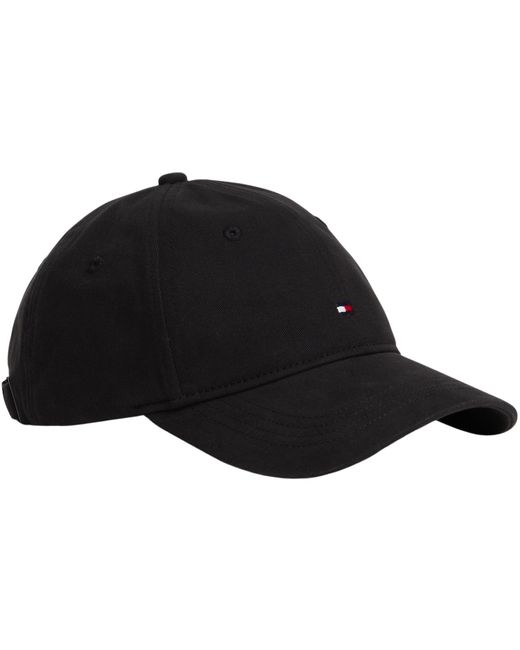 Tommy Hilfiger Th Flag Soft 6 Panel Cap Aw0aw17781 in het Black