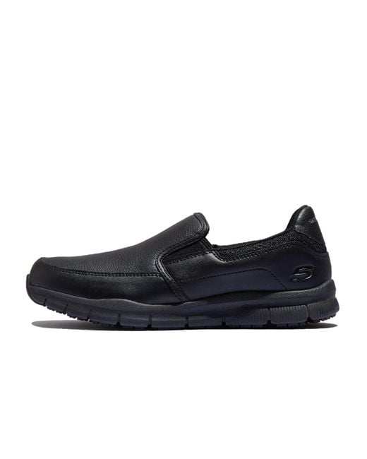 Skechers Black Work Relaxed Fit: Nampa for men