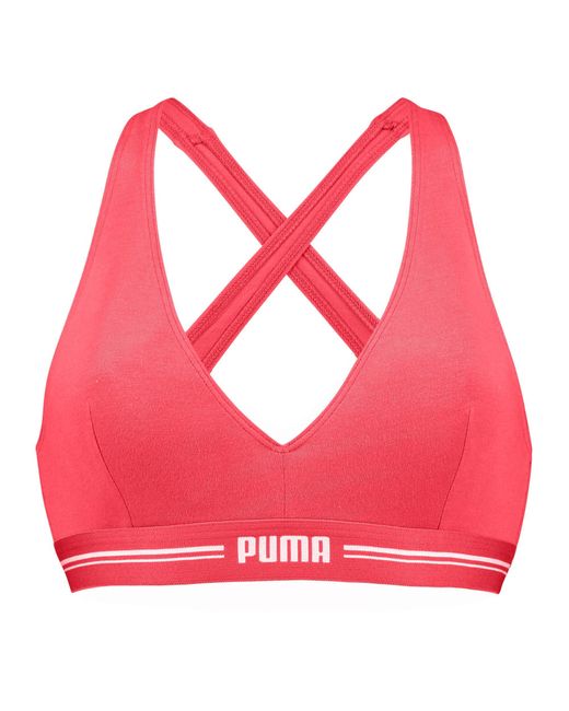 PUMA Pink Sport-BH's Padded Top Sport BH rot