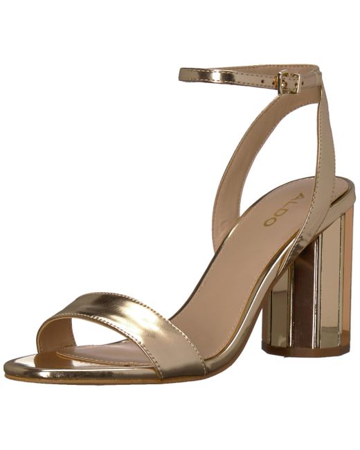 aldo metallic heels