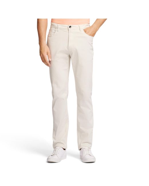 Izod Natural Saltwater Straight Fit Five Pocket Pant Pants for men
