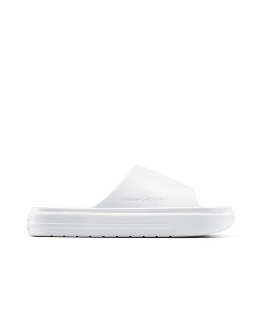 Essentials Slide e Couleur saisonnière Converse en coloris White