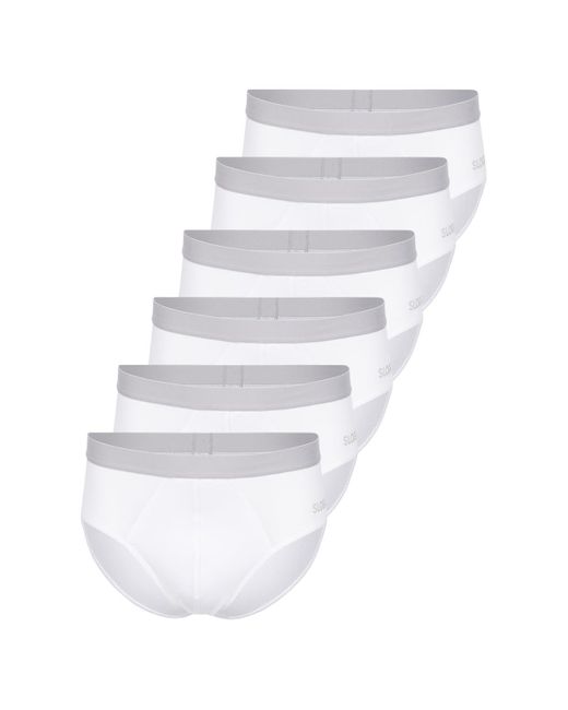 Sloggi White Men Go Abc 2.0 Brief 6p Underwear for men