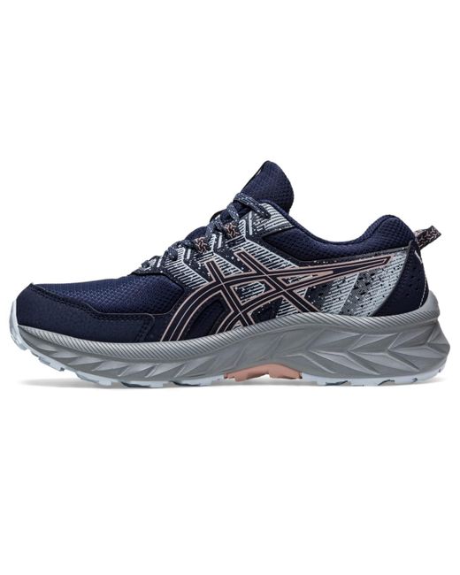 Asics Blue Gel Venture 9 S Trail Running Shoes Road Midnight/fawn 4