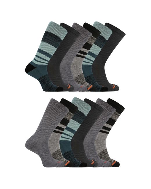 Merrell Black Midweight Cushion Socks