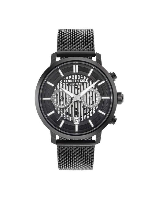 Kenneth Cole New York Uhr Armbanduhr Edelstahl KC50572003 in Black für Herren