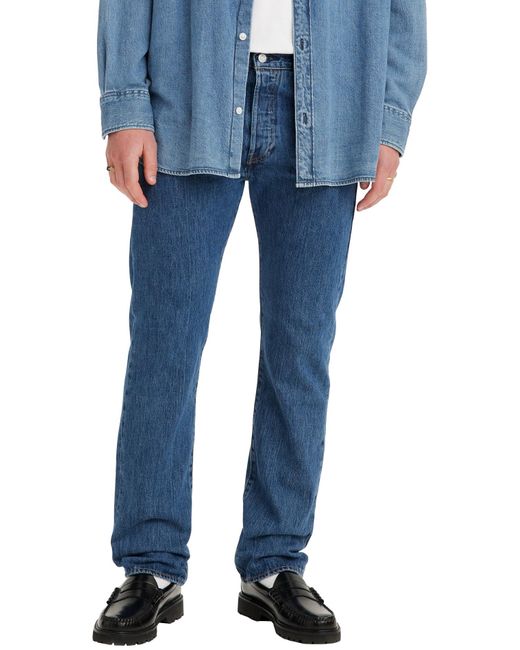 Levi's 501® Original Fit Jeans in het Blue voor heren