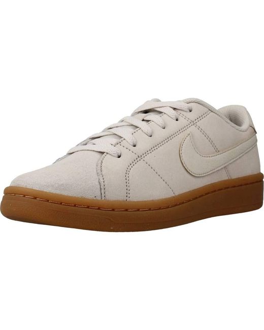 Nike White S Court Royale 2 Suede Trainers Cz0218 Sneakers Shoes