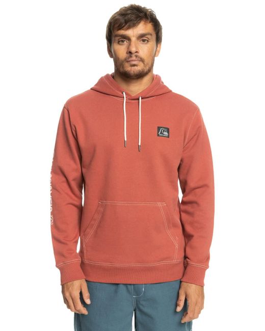 Quiksilver Red Hoodie For - Hoodie - - M for men